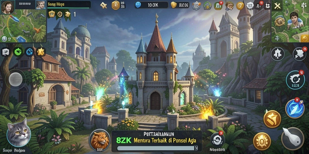 Tampilan gameplay menegangkan dari 8ZK yang memukau.