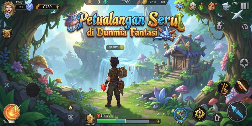 Gameplay C789 menampilkan petualangan epik di dunia fantasi yang menawan.