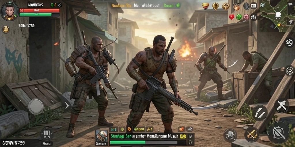 Screenshot gameplay GOWIN789 yang menunjukkan strategi cerdas dalam aksi.