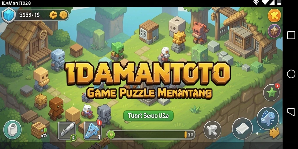 Tangkapan layar gameplay <strong>IDAMANTOTO</strong> yang menampilkan teka-teki yang memikat