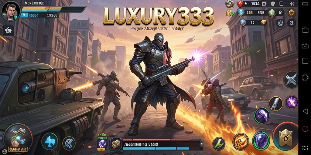 Tampilan gameplay menarik dari LUXURY333 dalam aksi strategi.