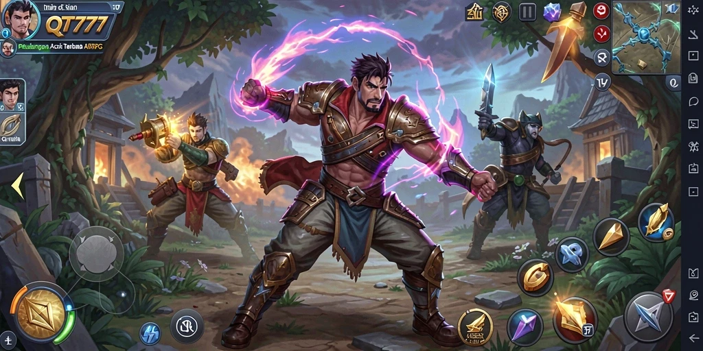 Gameplay seru QT777 dalam dunia ARPG yang menegangkan.