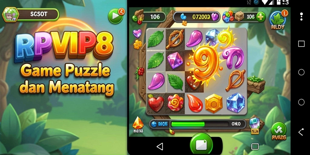 Tampilan gameplay RPVIP8 yang menarik dan menantang.