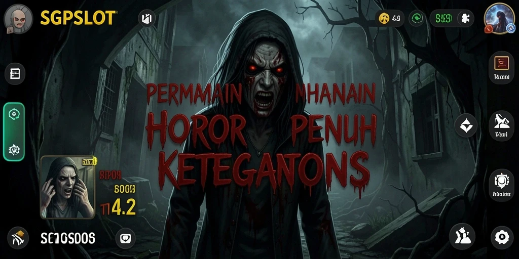 Screenshot menampilkan gameplay mengerikan dan mencekam di SGPSLOT.