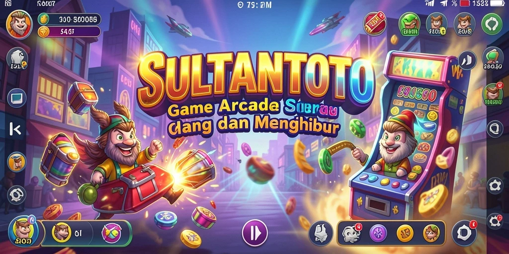 Tampilan permainan <strong>SULTANTOTO</strong> yang penuh aksi dan warna