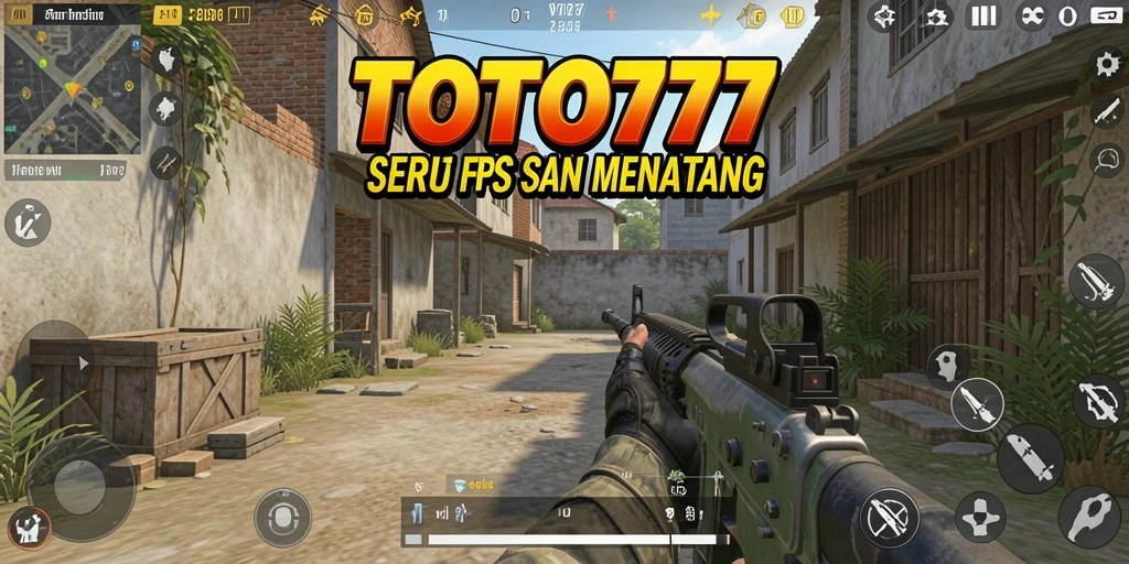 Gambar menunjukkan momen seru dari gameplay FPS di TOTO777.