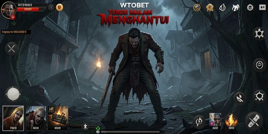 Tangkapan layar menunjukkan gameplay menyeramkan dari WTOBET.