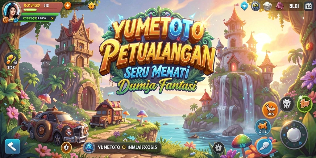 Screenshot gameplay YUMETOTO menampilkan petualangan menegangkan dan grafis yang menarik.